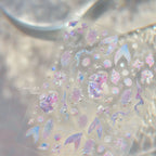 Mermaid & Beach Vibes Nail Art Stickers – Summer 5D Embossed Decals MS799