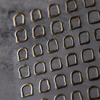 Metal Effect Nail Art Stickers Adhesive Slider Gold Silver Grid Sticker Decals 