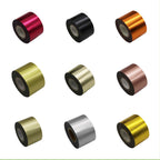 Metallic Gold Nail Foil Roll – 120m Silver Chrome Transfer Foil for Nails