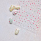 Mini Flowers Nail Art Stickers Adhesive Embossed Spring Flower Blooming Sticker Decals MS637