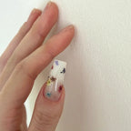 Mini Wild Flowers Nail Stickers Dried Flower Decals Ultra Thin 