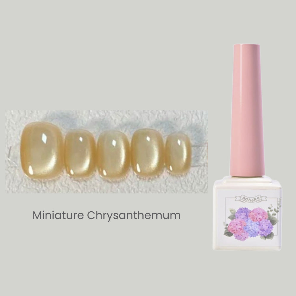 Sheer Nude Cat Eye Gel Polish - Shimmer Magnetic Nail Gel 12ml