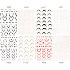 Sticker Kit- French Tip & Bowknot (8 Sheets)