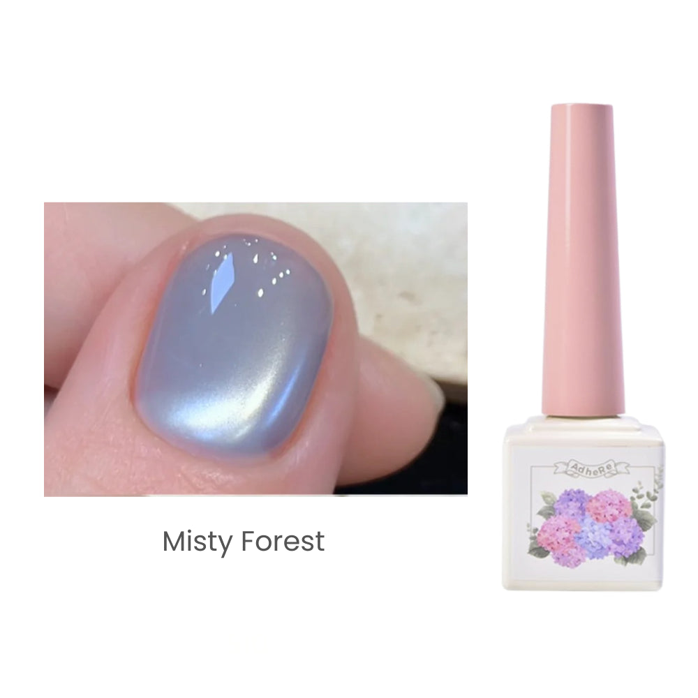 Icy Jelly Cat Eye Magnetic Gel Polish - Sparkle Glass Bead Effect Nail 12ml