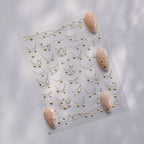 Moon & Stars Chain Nail Art Stickers - 5D Gold Silver Celestial Decals to4050