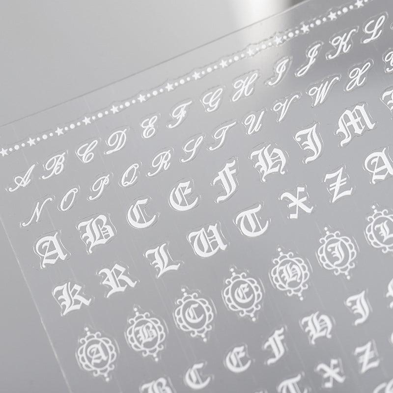 NailMAD Cupid Nail Art Stickers Adhesive Angel with Cross 3D Sticker Decals TS449 - Nail MAD