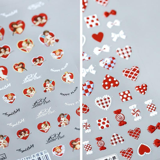 NailMAD Nail Art Stickers Adhesive Cupid Sticker Decals TS1199 - Nail MAD
