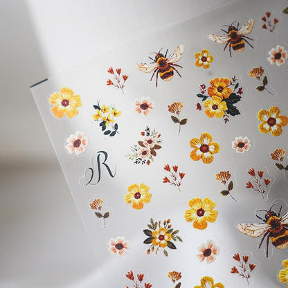 NailMAD Nail Art Stickers Adhesive Flowers 3D Sticker Decals TS112 - Nail MAD