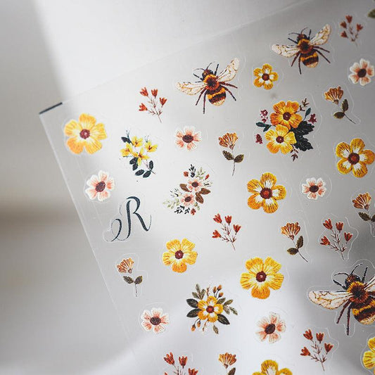 NailMAD Nail Art Stickers Adhesive Flowers 3D Sticker Decals TS112 - Nail MAD