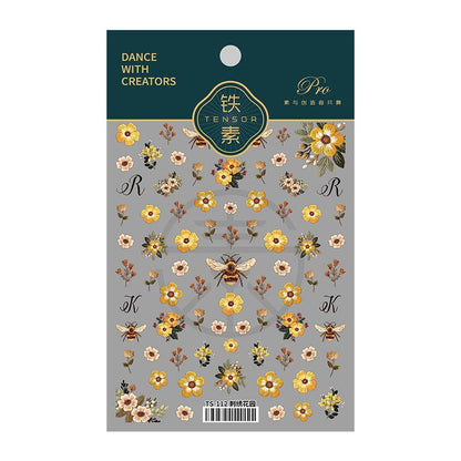NailMAD Nail Art Stickers Adhesive Flowers 3D Sticker Decals TS112 - Nail MAD