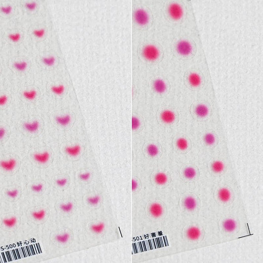 NailMAD Nail Art Stickers Adhesive Gradient Dots 3D Adhesive Decals TS500 - Nail MAD
