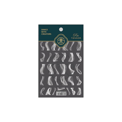 NailMAD Nail Art Stickers Adhesive Slider Smoke Shape Sticker Decals - Nail MAD