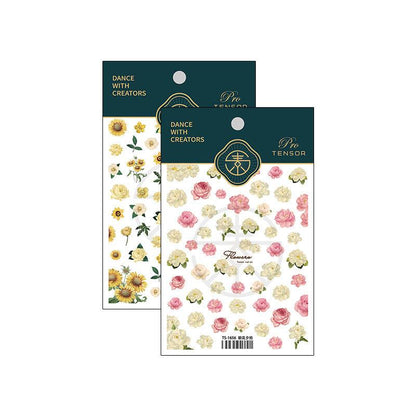 NailMAD Nail Art Stickers Adhesive Slider Sunflowers Sticker Decals - Nail MAD