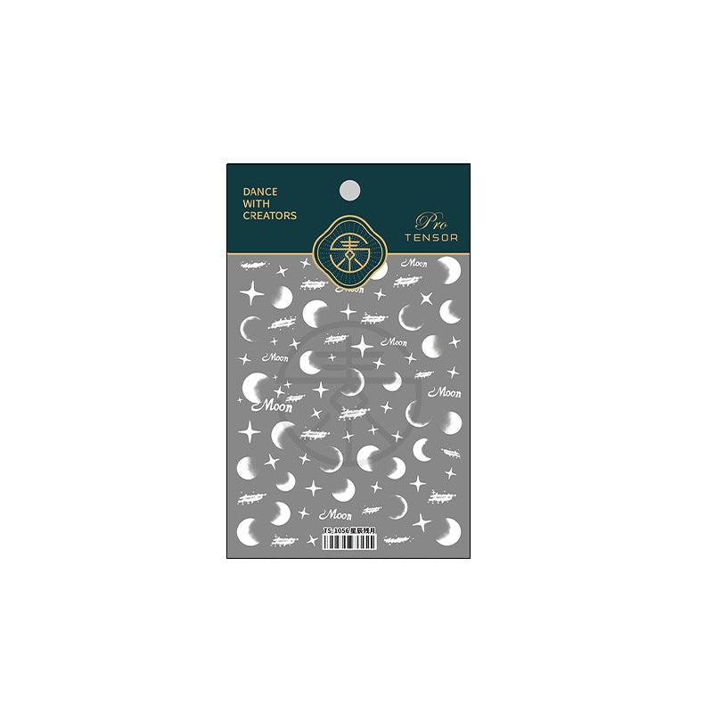 NailMAD Nail Art Stickers Adhesive Star Moon 3D Sticker Decals TS1056 - Nail MAD