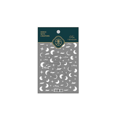 NailMAD Nail Art Stickers Adhesive Star Moon 3D Sticker Decals TS1056 - Nail MAD
