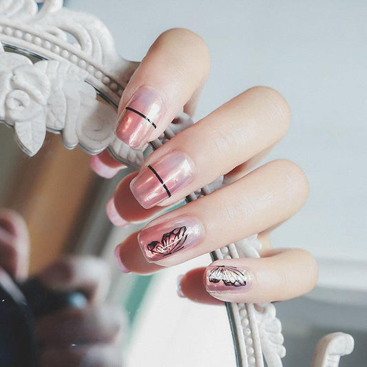 NailMAD Nail Art Stickers Adhesive  Embossed Rose Sticker Decals TS335 - Nail MAD