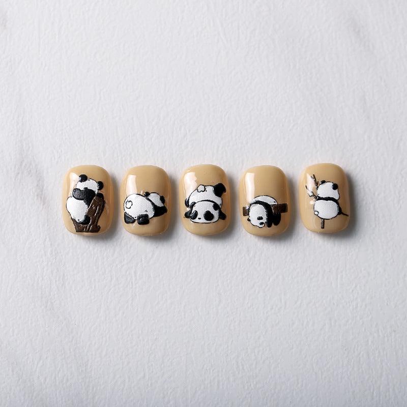 NailMAD Nail Art Stickers Adhesive s Embossed Panda - Nail MAD