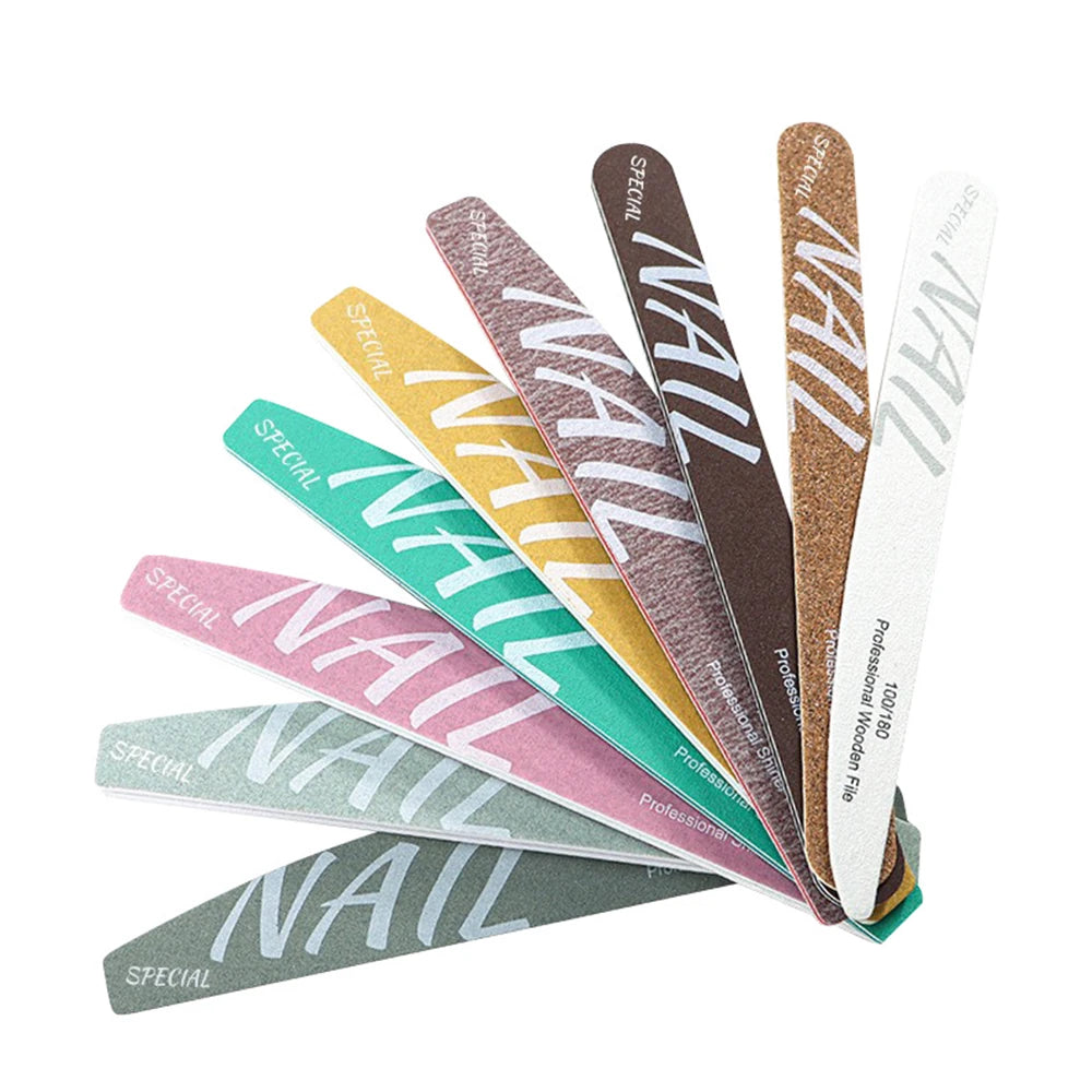 NailMAD Nail File Nail Buffer, 9pcs Nail Files and Buffers Kit