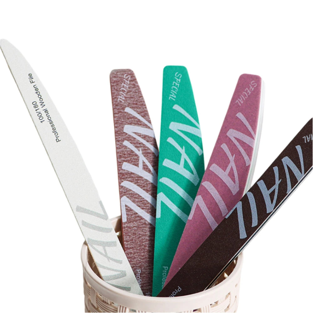 NailMAD Nail File Nail Buffer, 9pcs Nail Files and Buffers Kit