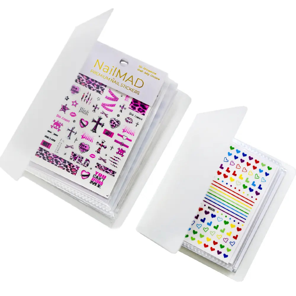 Nail Sticker Storage Album | Mini, Standard & Jumbo Organizer