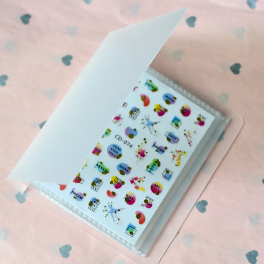 Nail Sticker Storage Album | Mini, Standard & Jumbo Organizer