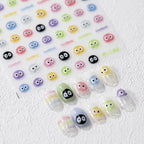 Nail Art Stickers Adhesive Slider Cute Eyes Jelly Sticker Decals M190