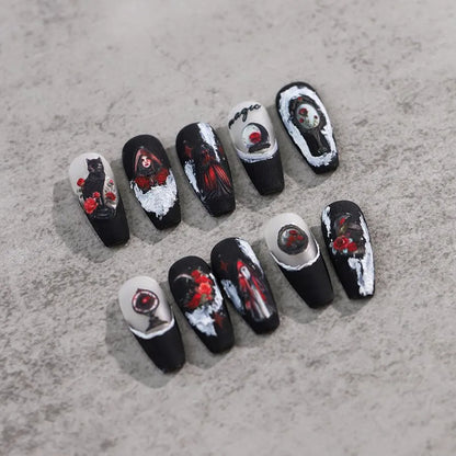 Nail Art Stickers Adhesive Slider Embossed Duchess Portrait Sticker Decals