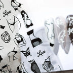 Nail Art Stickers Adhesive Slider Sexy Body Art Sticker Decals 