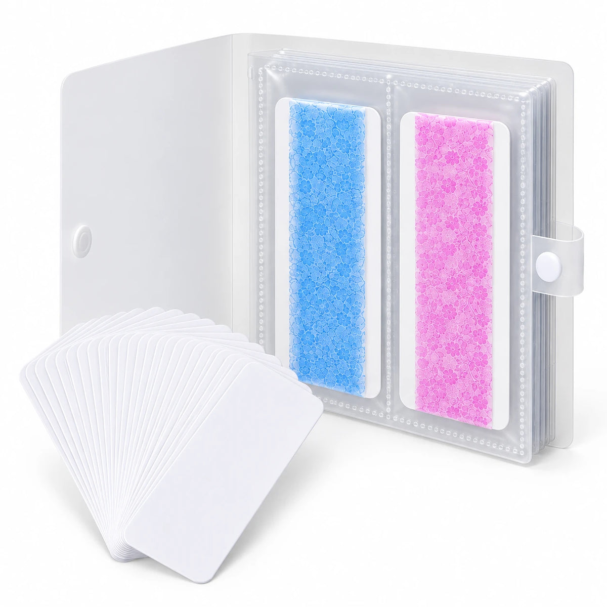 Nail Foil Storage Album – 160-Slot Compact Organizer