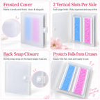 Nail Foil Storage Album – 160-Slot Compact Organizer