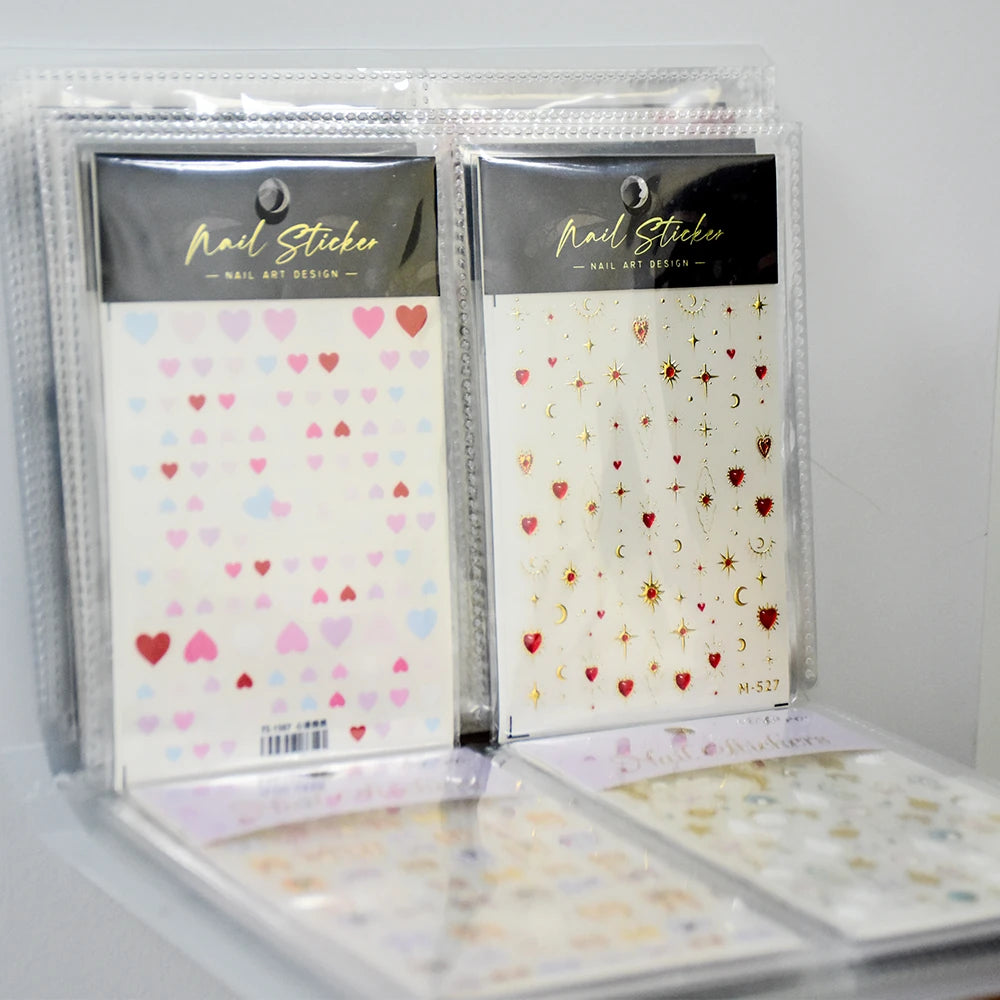 Nail Sticker Organizer Album (80/160 Slots)