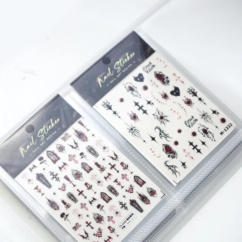 Nail Sticker Organizer Album (80/160 Slots)
