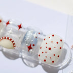 Neon Star Nail Art Stickers Adhesive Embossed Cross Star Sticker Decals TS847