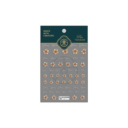 Tensor Nail Art Stickers Blooming Flowers Sticker Decals - Nail MAD