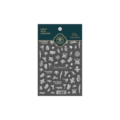 Tensor Nail Art Stickers Pirate Totem Sticker Decals - Nail MAD