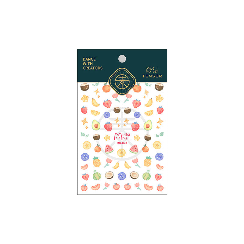 Tensor Nail Art Stickers Fruits Sticker Decals - Nail MAD