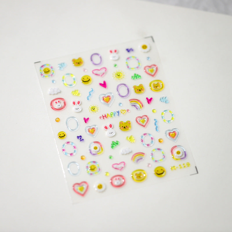 Tensor Nail Stickers Jelly Colors M119 - Nail MAD