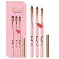 3pcs Acrylic Nail Brush Set Size 8/10/14 Acrylic Brushes for Acrylic Powder Application - Nail MAD