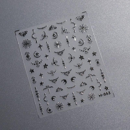 Tensor Nail Art Stickers Metal Colors Series Sticker Decals - Nail MAD