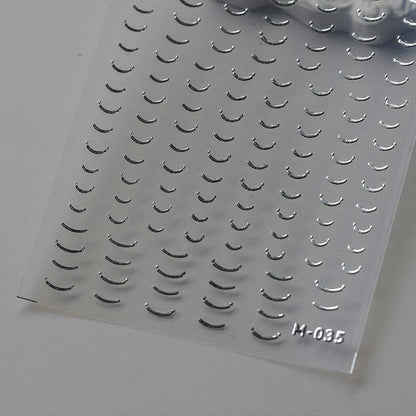 Tensor Nail Art Stickers Metal Colors Lines Sticker Decals - Nail MAD