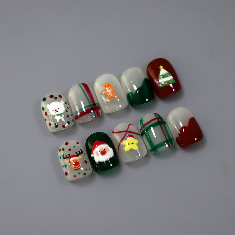 Tensor Nail Stickers Embossed Snowflake Christmas Design - Nail MAD