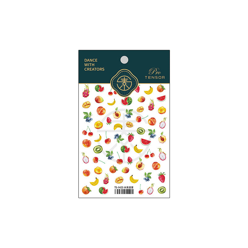 Tensor Nail Art Sticker Embossed Fruit Sticker Decals TS1424 - Nail MAD