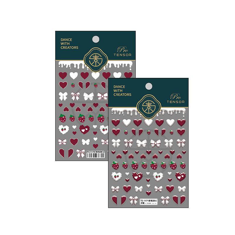 Tensor Nail Sticker Strawberry Heart TS1170 - Nail MAD