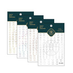 Tensor Nail Art Stickers Metal Colors Lines Sticker Decals - Nail MAD