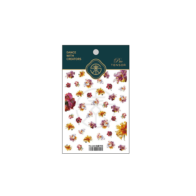 Tensor Nail Sticker Fade Flower TS1243 - Nail MAD