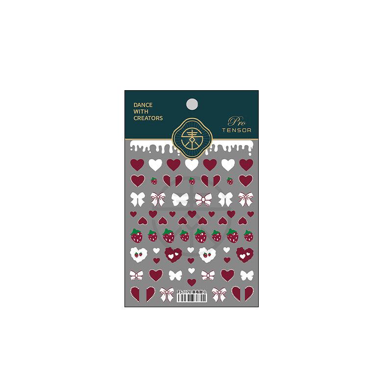 Tensor Nail Sticker Strawberry Heart TS1170 - Nail MAD