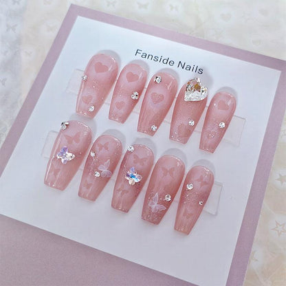 Tensor Nail Art Stickers Embossed Hollow Butterfly Sticker Decals - Nail MAD