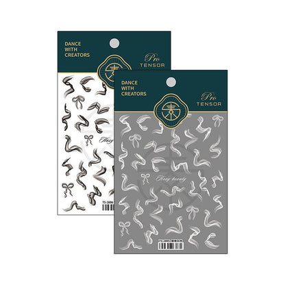 Tensor Nail Art Stickers Ribbon Sticker Decals TS2805 - Nail MAD
