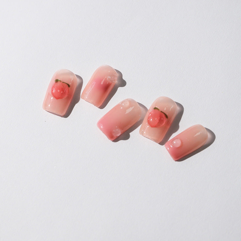 Tensor Nail Art Stickers Peach Embossed Sticker Decals M106 - Nail MAD