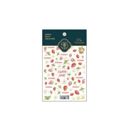 Tensor Nail Art Stickers Strawberry Sticker Decals - Nail MAD